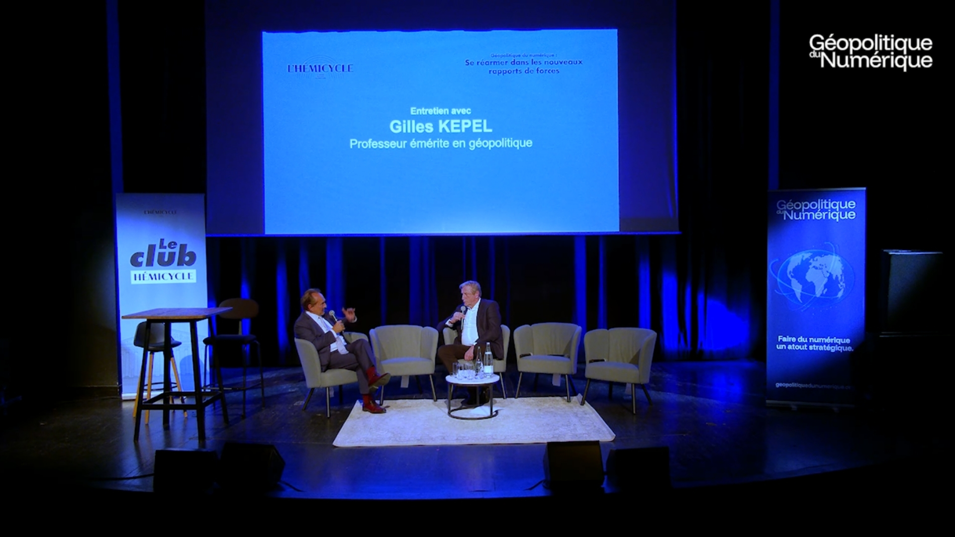 Grand entretien d'ouverture Gilles Kepel colloque Géopolitique du numérique avril 2026