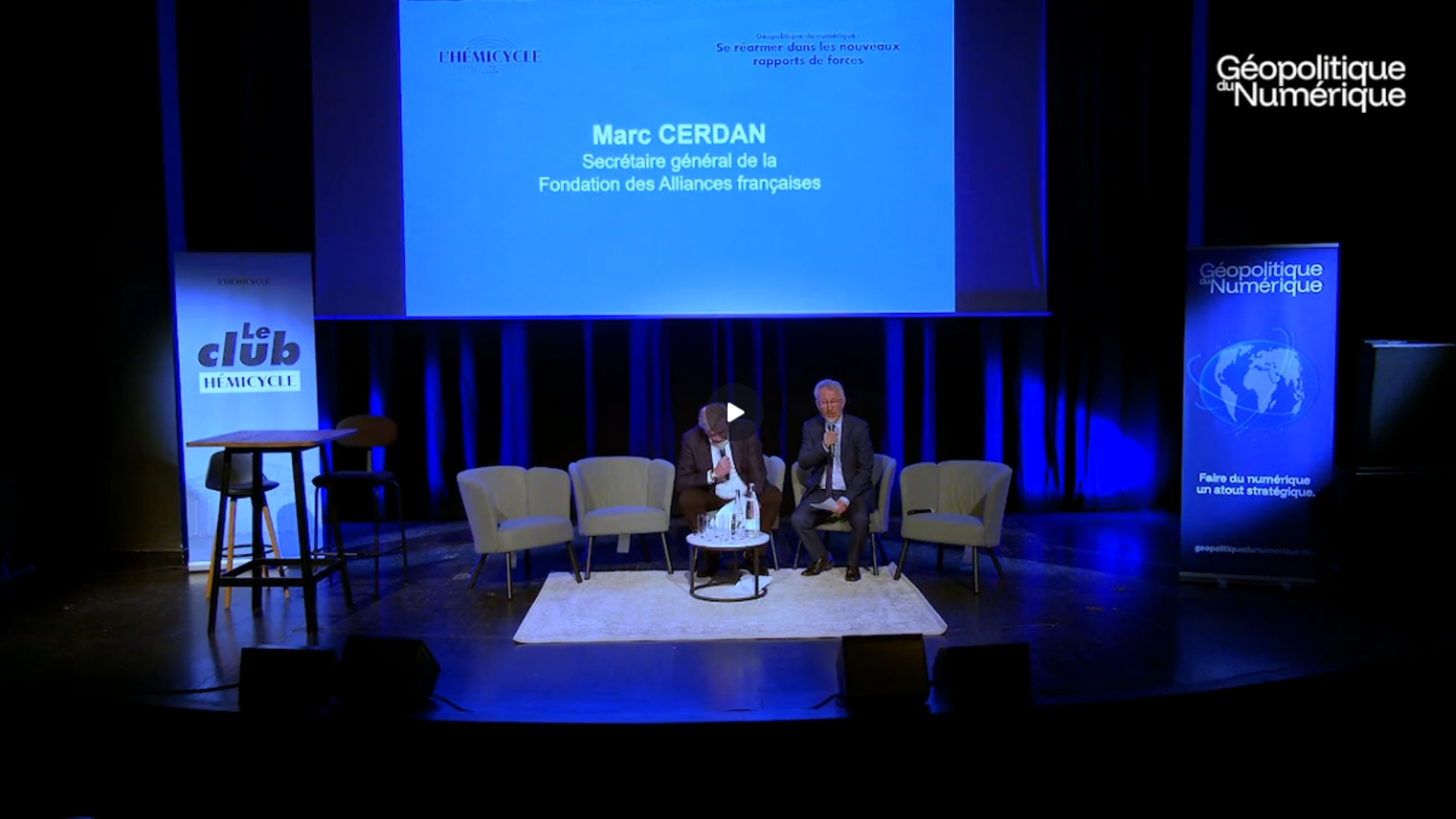 Ouverture Marc Cerdan Géopolitique du numérique l&rsquo;hémicycle avril 2026